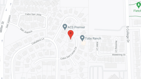Map of the neighborhood around Orchids Home III