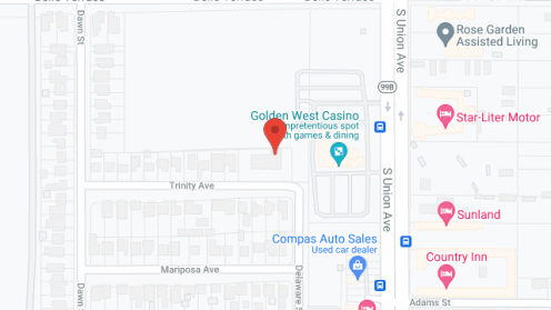 Map of the neighborhood around The Trinity