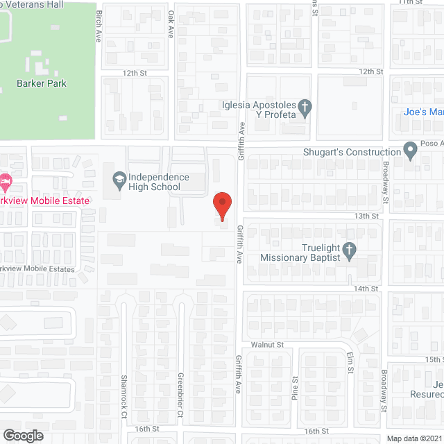 Griffith Place in google map