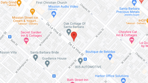 Map of the neighborhood around Barclay
