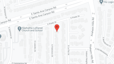 Anaheim Hills Manor in google map