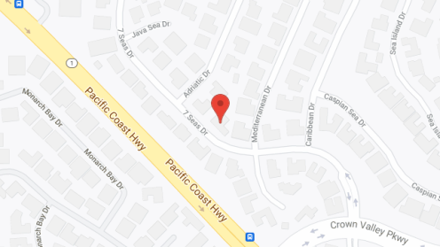 Map of the neighborhood around Seven Seas Home
