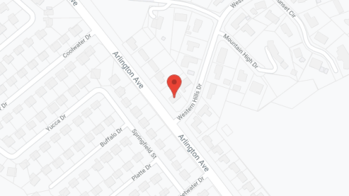 Map of the neighborhood around Fontecha Board and Care