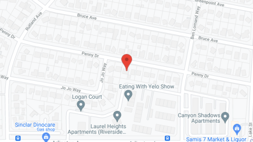 Map of the neighborhood around Angeles Guest Home