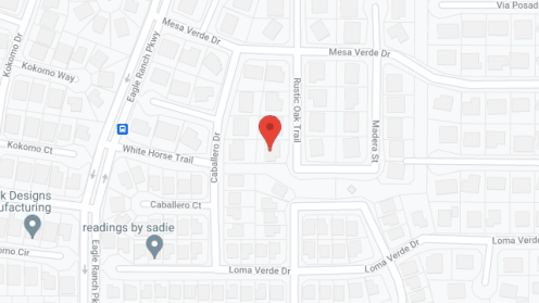 Map of the neighborhood around Nana's Open Arms