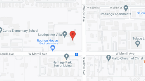 Map of the neighborhood around Southpointe Villa