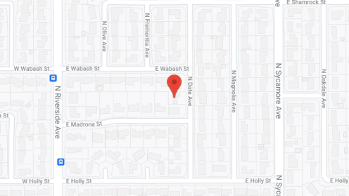 Map of the neighborhood around Mountain View Guest Home