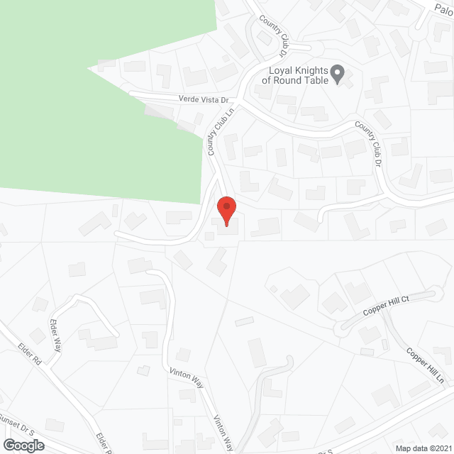 Country Club Manor in google map