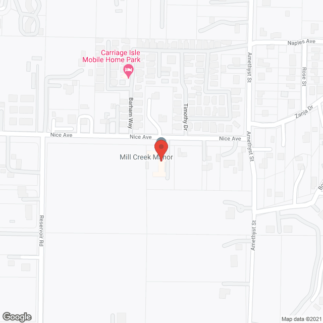 Mill Creek Manor in google map