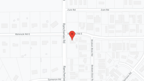 Map of the neighborhood around Rimrock RCH