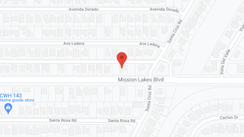 Map of the neighborhood around Mission Lakes Care Homes