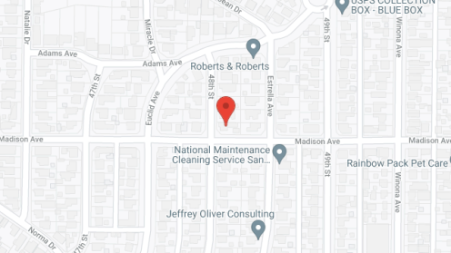 Map of the neighborhood around E and R Board and Care Home