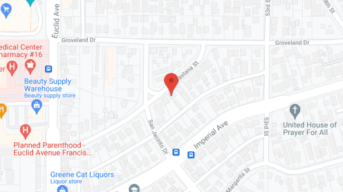 Map of the neighborhood around Dunn's Rest Haven