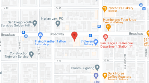 Map of the neighborhood around The Broadway Home