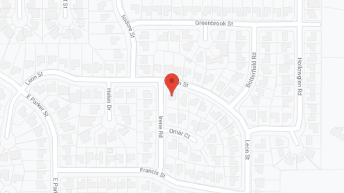 Map of the neighborhood around Zion Garden Residential Care