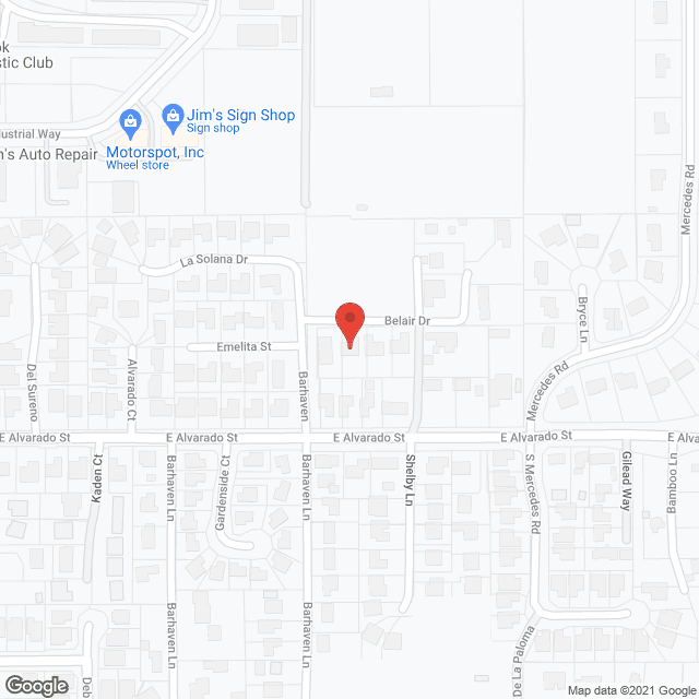 Belair Residential Care in google map