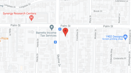 Map of the neighborhood around Pampered Care