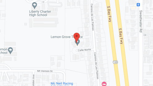 Map of the neighborhood around Lemon Grove Terrace