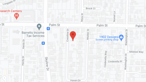 Map of the neighborhood around Davis Manor