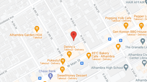 Map of the neighborhood around Burke Manor