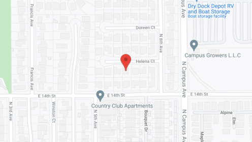 Map of the neighborhood around Helena Home