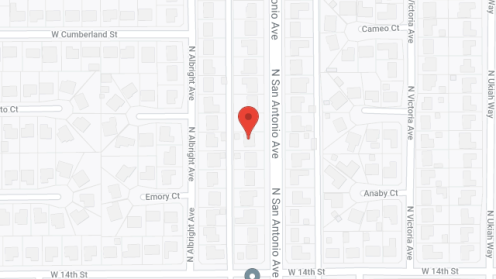 Map of the neighborhood around San Antonio Manor