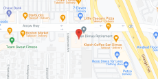 San Dimas Retirement in google map