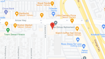 San Dimas Retirement in google map
