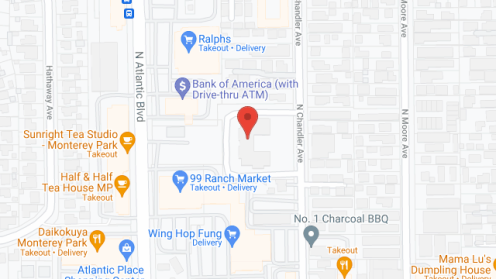 Map of the neighborhood around Lions Manor