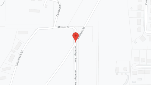 Map of the neighborhood around Amethyst Board and Care