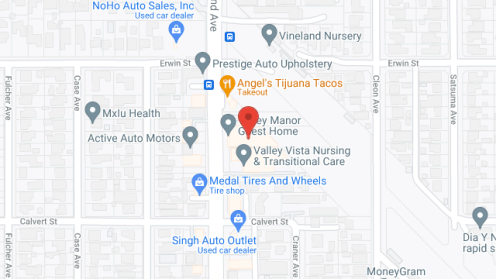 Map of the neighborhood around Vineland Guest Home