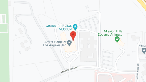 Map of the neighborhood around Ararat Home Of Los Angeles