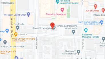 Concord Pasadena in google map