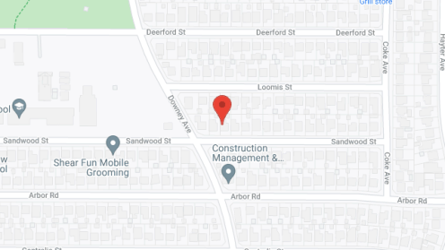 Map of the neighborhood around New Beginnings Residence Inc