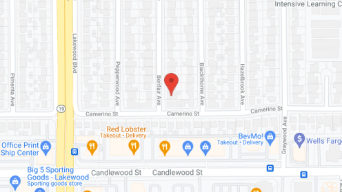 Map of the neighborhood around Bonfair Christian Home