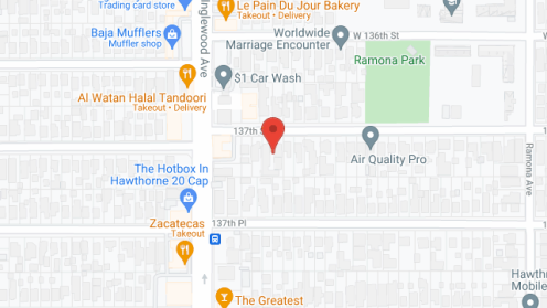 Map of the neighborhood around Grandma Janets