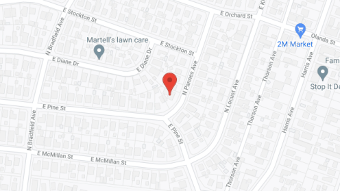 Map of the neighborhood around Deed Family Home