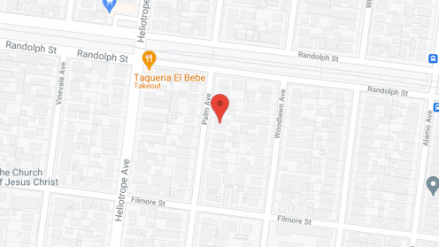 Map of the neighborhood around White's Guest Home