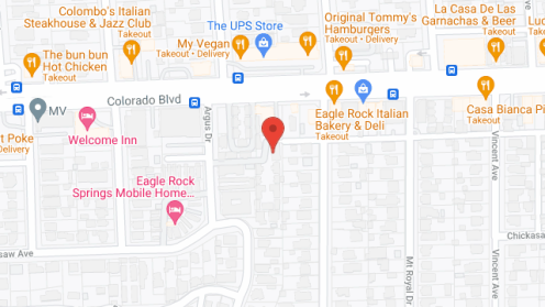 Map of the neighborhood around Alma Lodge