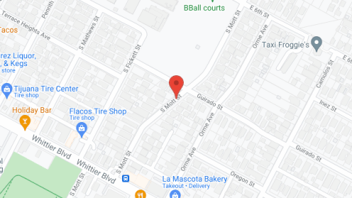 Map of the neighborhood around Casa De Las Hermanitas