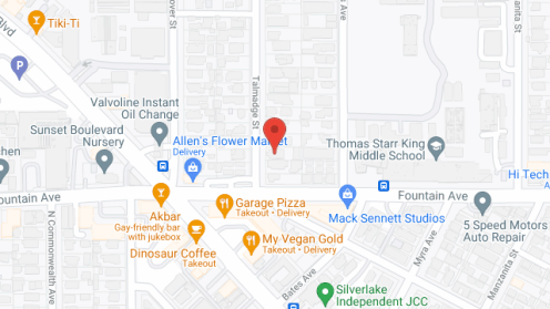Map of the neighborhood around Talmadge Board and Care