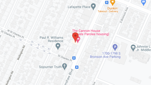 Map of the neighborhood around Palace of Venice Board and Care