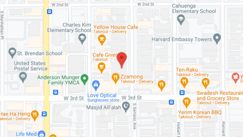 Map of the neighborhood around Casa Serrano Apartments