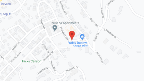 Map of the neighborhood around Christina Apartments