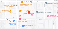 Orange Trailer Court in google map
