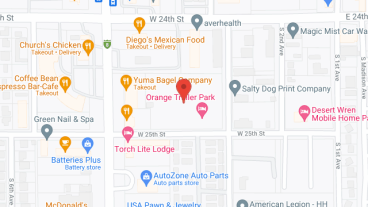 Orange Trailer Court in google map