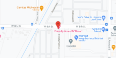 Friendly Acres Trailer Park in google map