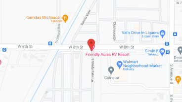 Friendly Acres Trailer Park in google map