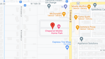 Chaparral Mobile Home Park in google map