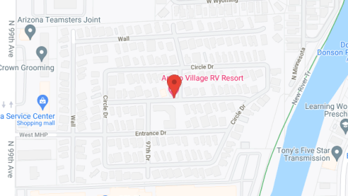 Map of the neighborhood around Apollo Mobile Home Park